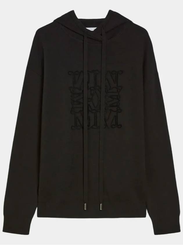 All sizes Pamir virgin wool hooded knit black - MAX MARA - BALAAN 6