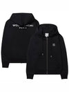 Back Logo  Zip-Up Hoodie Black - WOOYOUNGMI - BALAAN 2