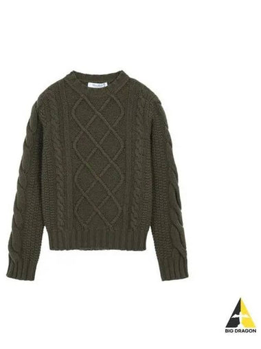 Women s cable knit olive 13660316600 - MAX MARA - BALAAN 1