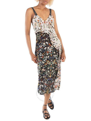 Burberry Ladies Sloane Floral Print Silk Slipdress, Brand Size 4 (US Size 2) - BURBERRY - BALAAN 1