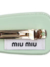 24SS Patent Leather Hair Clip 5IF092 069 F0934 - MIU MIU - BALAAN 6