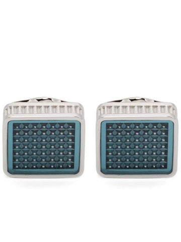 Tateossian Cufflinks Squared Palladium Polished Accessories - TATEOSSIAN - BALAAN 1