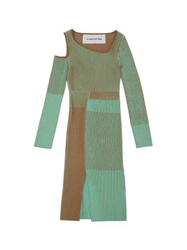 for WOMEN Ellison paneled knit dress atb764w JADEBROWN - ANDERSSON BELL - BALAAN 1