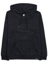 Embroidered Logo Hoodie Black - COURREGES - BALAAN 2