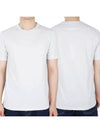 Organic Cotton Short Sleeve T-Shirt White - MAISON MARGIELA - BALAAN 3