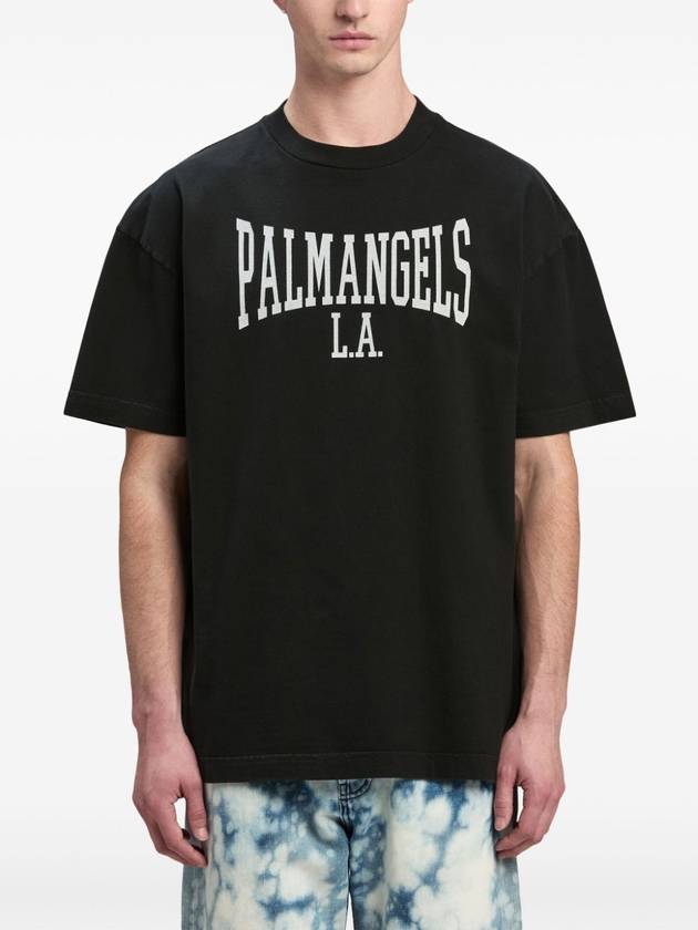 PALM ANGELS COLLEGE CLASSIC TEE - PALM ANGELS - BALAAN 3