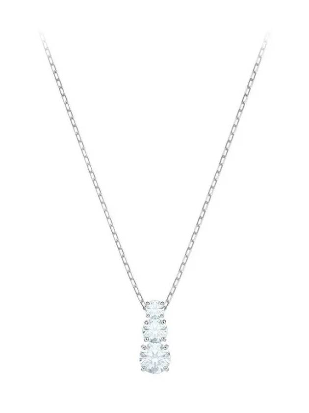 Stilla Attract Pendant Necklace Silver - SWAROVSKI - BALAAN 2