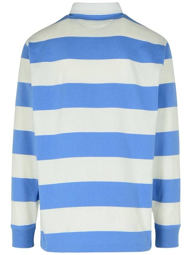 Striped Long Sleeve PK Shirt Blue - POLO RALPH LAUREN - BALAAN 4