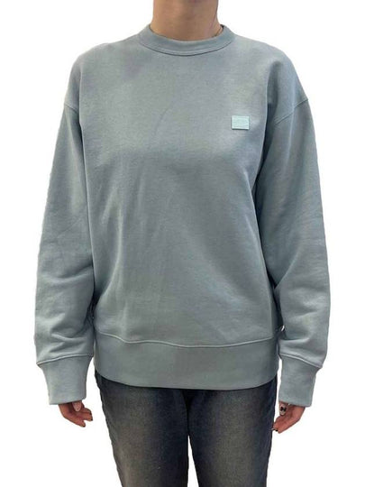 Face Patch Sweatshirt Ice Blue - ACNE STUDIOS - BALAAN 2