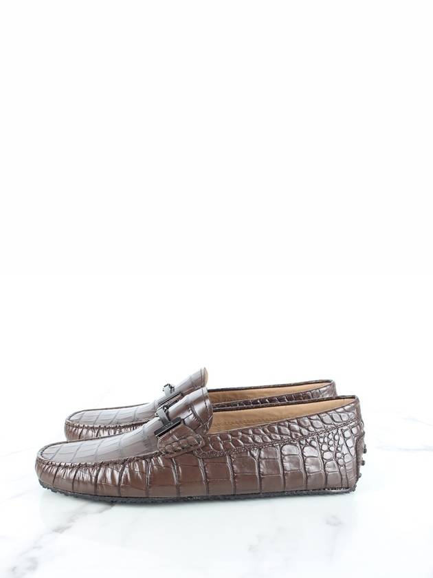 Alligator Wani Pattern Driving Loafers 9 280 - TOD'S - BALAAN 5