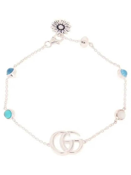 Double G Flower Charm Bracelet YBA527393001 Silver - GUCCI - BALAAN 2