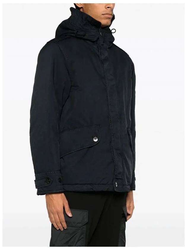 David-TC Down Short Parka Navy - STONE ISLAND - BALAAN 4