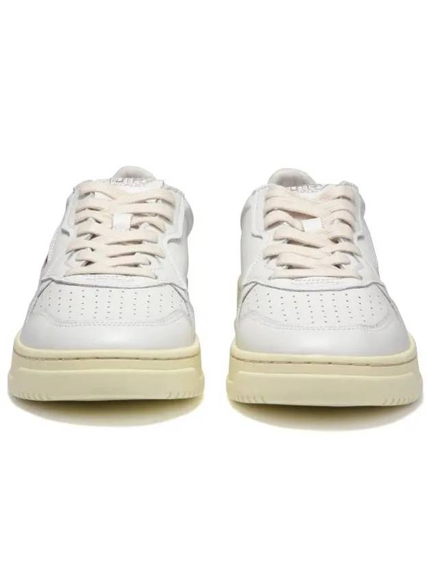 Medalist Leather Low Top Sneakers White - AUTRY - BALAAN 4