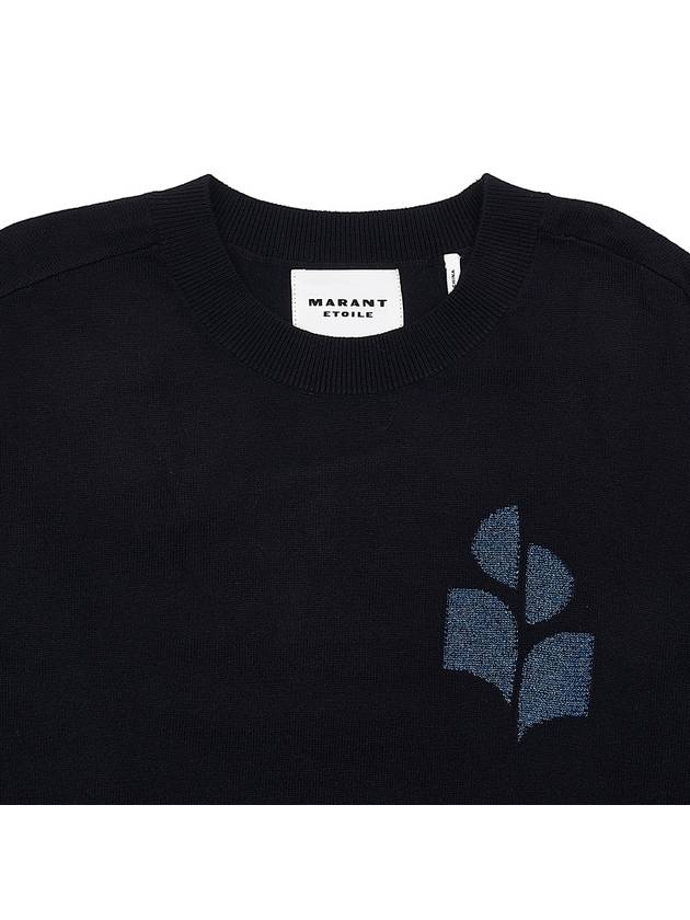 Marisans Crew Neck Wool Knit Top Black - ISABEL MARANT - BALAAN 4