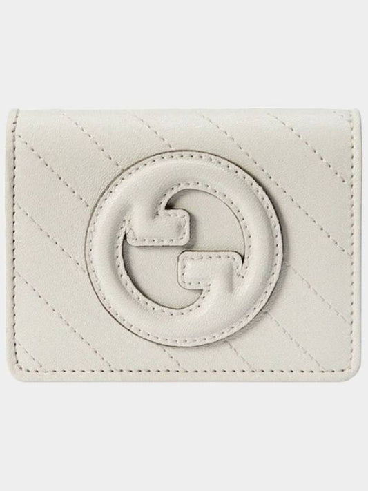 Blondie Card Half Wallet White 760317 - GUCCI - BALAAN 1