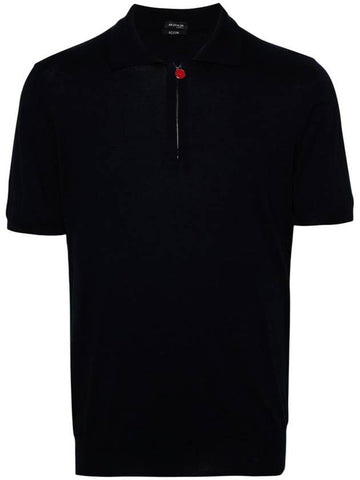 Kiton Polo Black Color - KITON - BALAAN 1