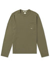 12Th Anniversary Printed Pocket Long Sleeve T-Shirt Green - CP COMPANY - BALAAN 3