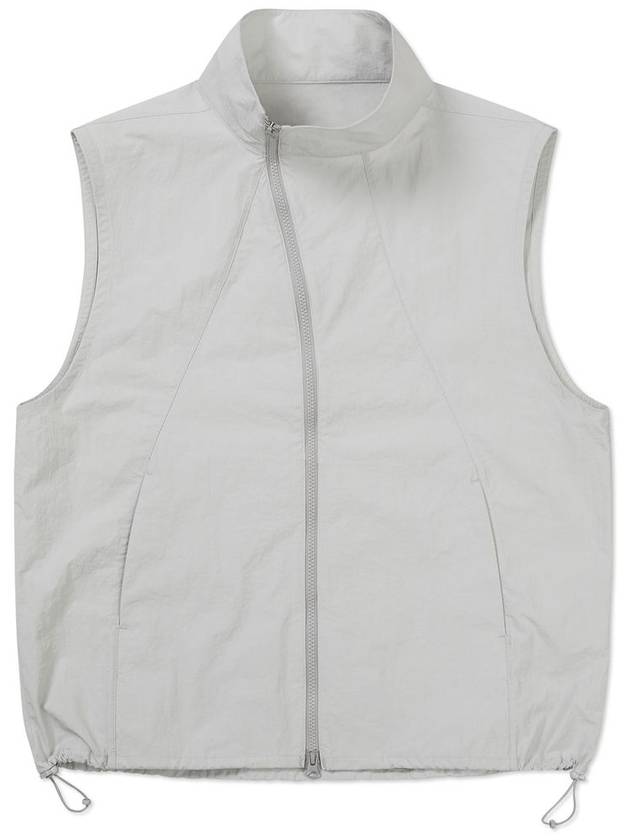 Armor High Neck Nylon Vest FOG GRAY - WEST GRAND BOULEVARD - BALAAN 2