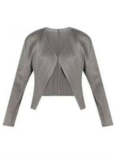 Pleated Please PP48 JO106 12 Basic Cardigan 1336797 - ISSEY MIYAKE - BALAAN 1