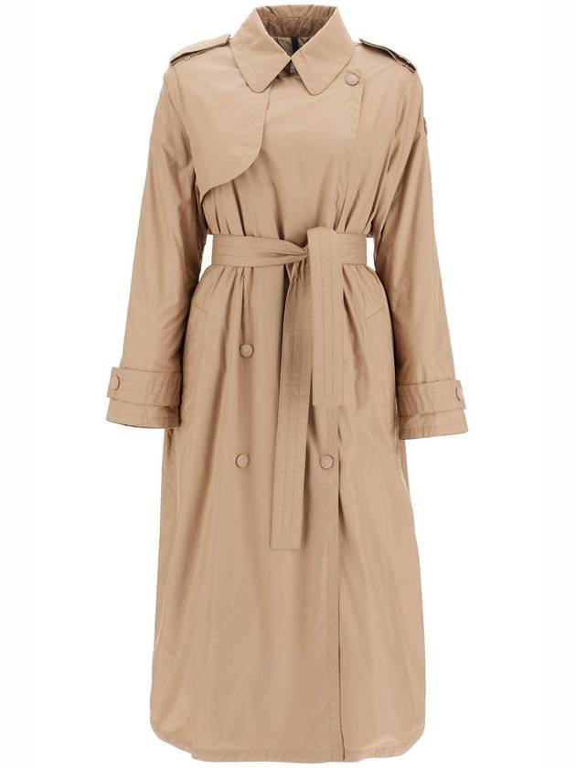 Women s Barbetane Down Trench Coat Camel Beige - MONCLER - BALAAN 1