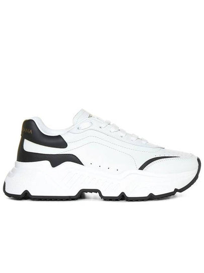 Black Tab Low Top Sneakers White - DOLCE&GABBANA - BALAAN 2