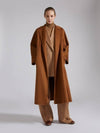 Max Mara LUDMILLA Labro 003 Tobacco Cashmere Coat 21016051 IT34 IT36 IT40 - MAX MARA - BALAAN 1