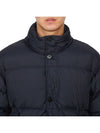 Garment Dyed Crinkle Reps Down Padding Navy - STONE ISLAND - BALAAN 7