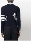 Hector 4 Bar Stripe Cardigan Black - THOM BROWNE - BALAAN 4