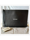 Logo Strap Large Cash Clutch Bag Black - BALENCIAGA - BALAAN 9