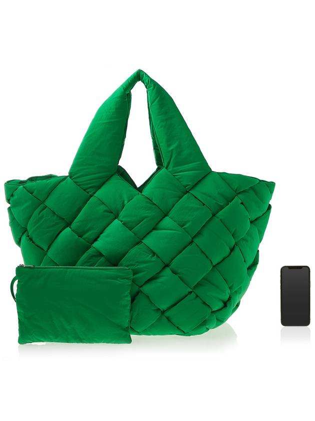 Nylon Padding Tote Bag Green - BOTTEGA VENETA - BALAAN 7