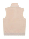 Placket Point Fleece Vest 9803LXHPBEIGE - BLACK&WHITE - BALAAN 2