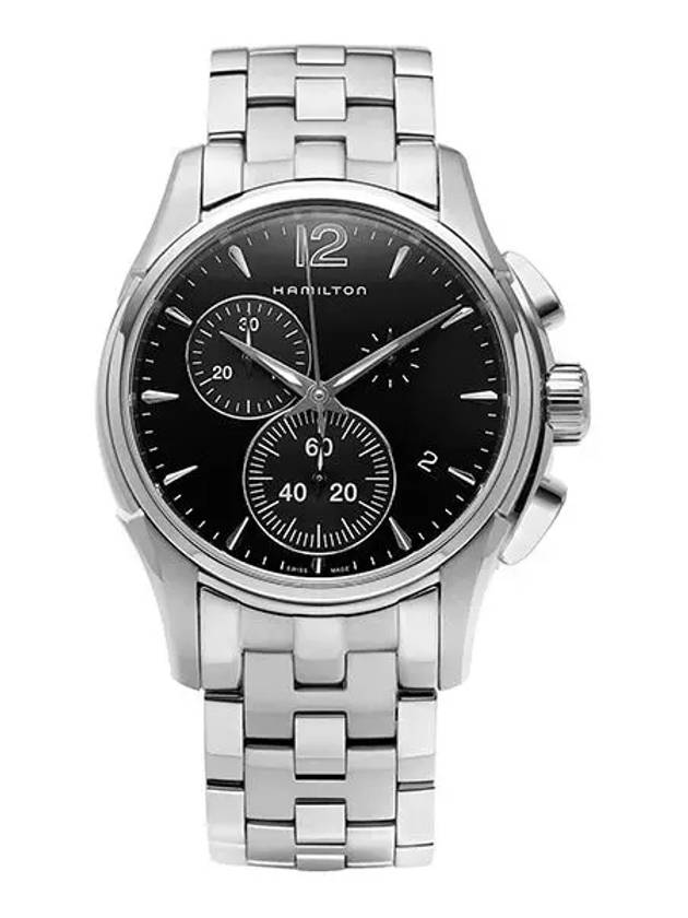 Jazzmaster Chrono Quartz Metal Watch Silver - HAMILTON - BALAAN 3