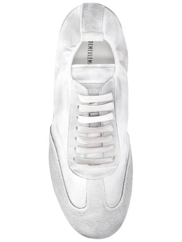 SAMI SOFT LOW-TOP BOXING SNEAKERS CALF & SUEDE SKI - ANN DEMEULEMEESTER - BALAAN 4