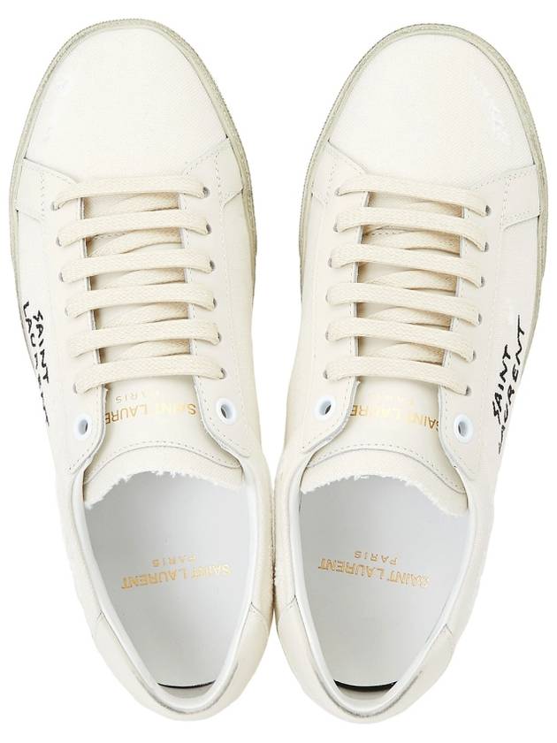 Court Classic SL/06 Sneakers Cream - SAINT LAURENT - BALAAN 3