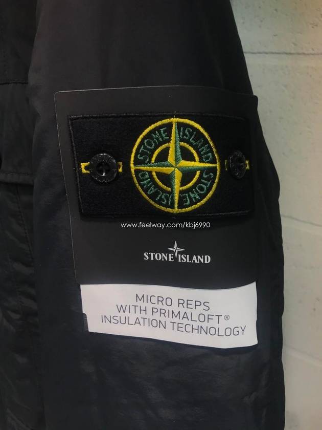 Micro Reps Wappen Padding Black - STONE ISLAND - BALAAN 6