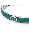 Interlocking G Bracelet YBA645570001 Green - GUCCI - BALAAN 4