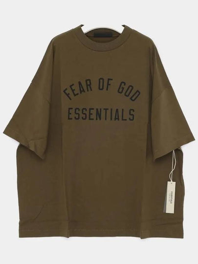 Short Sleeve T Shirt 125BT244194F OLIVE - FEAR OF GOD - BALAAN 2