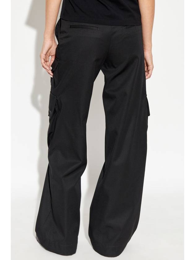 Off-White Trousers With Pockets, Women's, Black - OFF WHITE - BALAAN 4