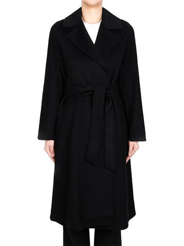 Black Cless Wool Cashmere Coat 26016021 CLES 007 - MAX MARA - BALAAN 1