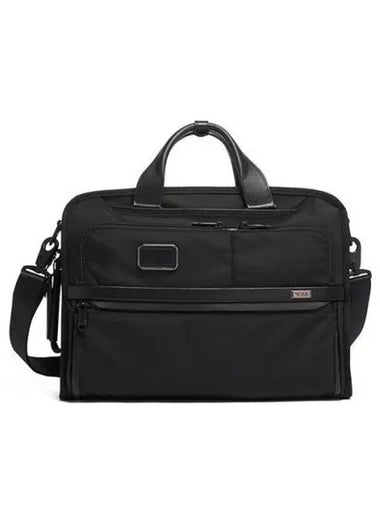 Alpha Double Expansion Satchel Anthracite 1173461041 - TUMI - BALAAN 1