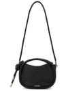 Knot Mini Nylon Shoulder Bag Black - GANNI - BALAAN 8