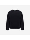 Crew Neck Sweatshirt Black - ACNE STUDIOS - BALAAN 1