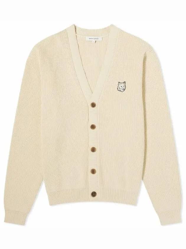 Bold Fox Head Cardigan Ivory - MAISON KITSUNE - BALAAN 2