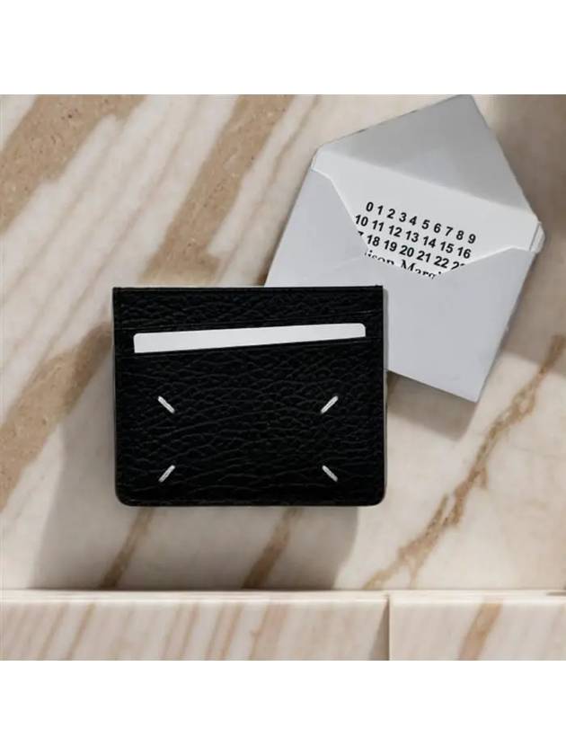 Four Stitch Card Wallet Black - MAISON MARGIELA - BALAAN 2