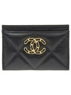 19 Quilted Lambskin Gold Plate Chain Card Wallet Black - CHANEL - BALAAN 2