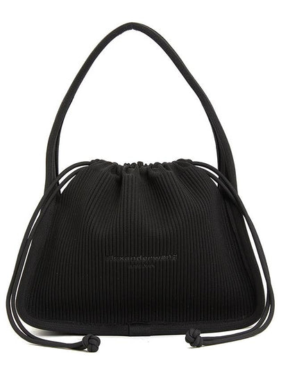 Ryan Small Knit Tote Bag Black - ALEXANDER WANG - BALAAN 2