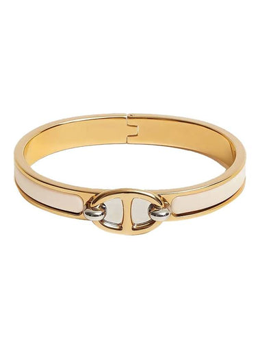 Mini Clic Chaine D'Ancre Bracelet Gold Cream - HERMES - BALAAN 1