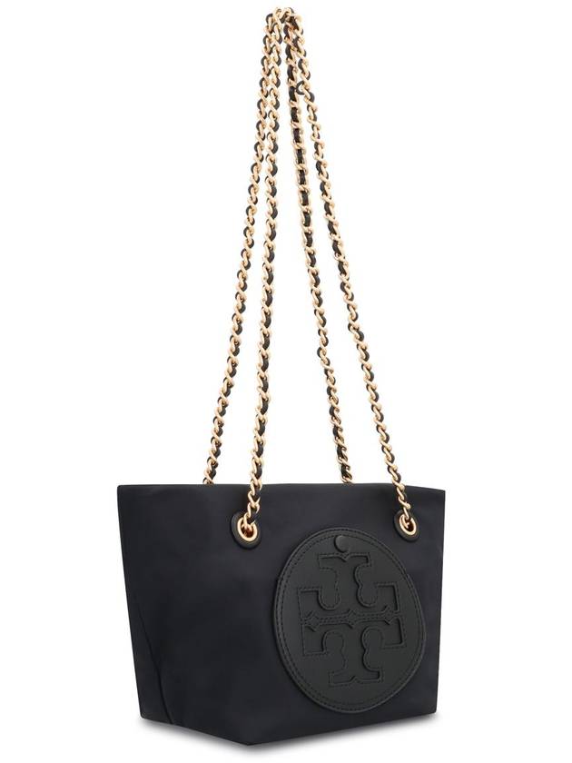 Women's Ella Nylon Tote Bag Black - TORY BURCH - BALAAN 4