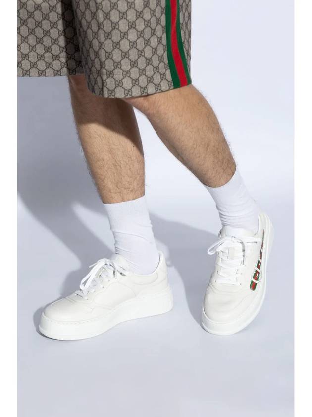 Demetra Chunky Low Top Sneakers White - GUCCI - BALAAN 3