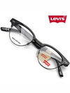 Eyewear Oval Eyeglasses Black - LEVI'S - BALAAN 3